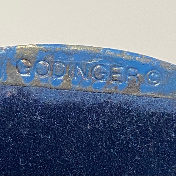 VINTAGE Godinger BLUE Teddy Bear Photo Holder - Picture 12 of 17